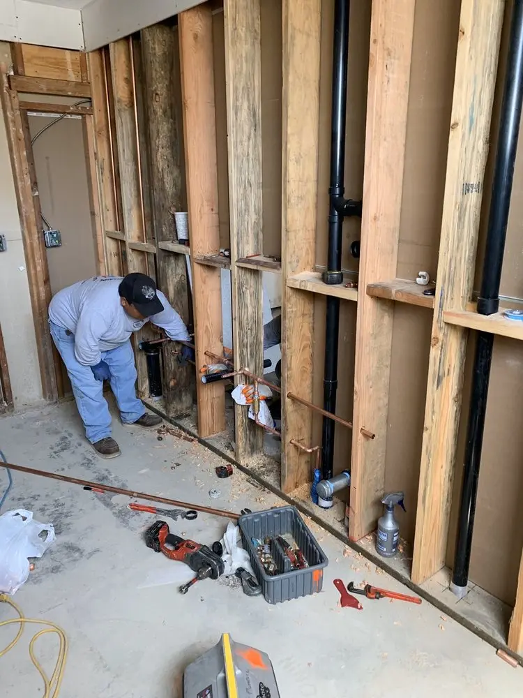 Commercial rough-in plumbing for Water Heater Replacement in Pecksville
